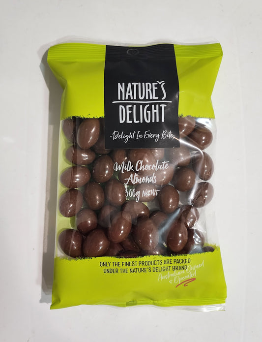 Almonds - Milk chocolate 300g