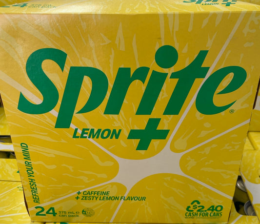 Sprite Lemon - 24 Can, 375mls